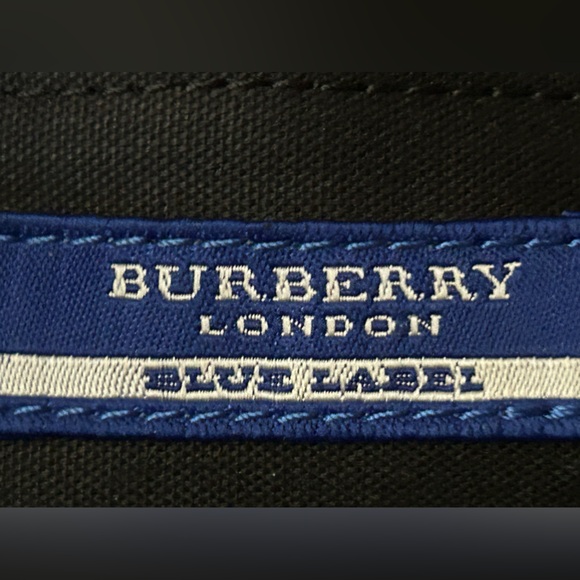 Authentic Burberry Blue Label wool and leather shoulder bag. Unique. - Picture 10 of 12